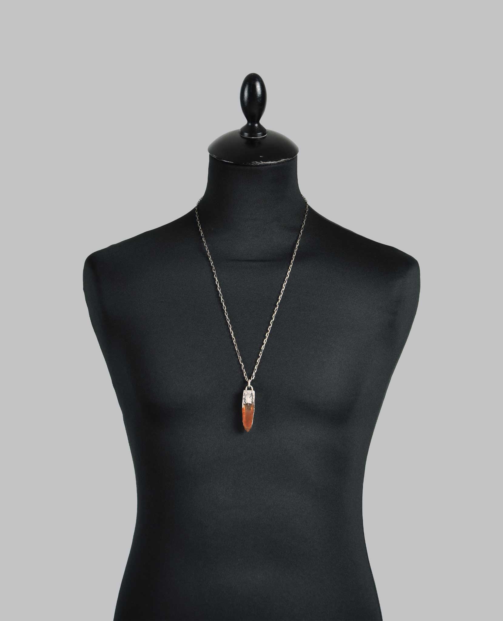 TANGERINE QUARTZ PENDULUM