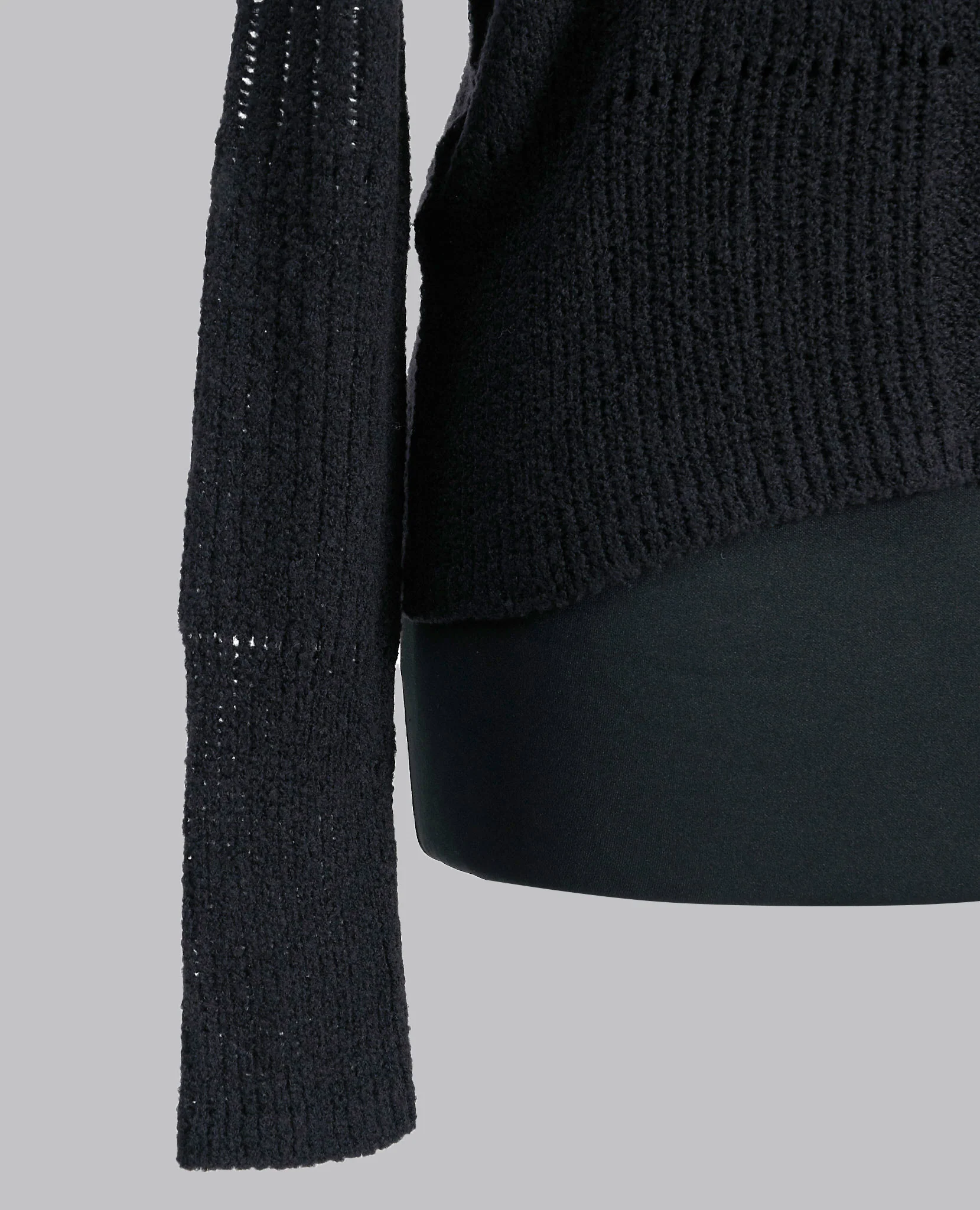 HOLLYWOOD CROPPED BIKER ROUND NECK - Image 6