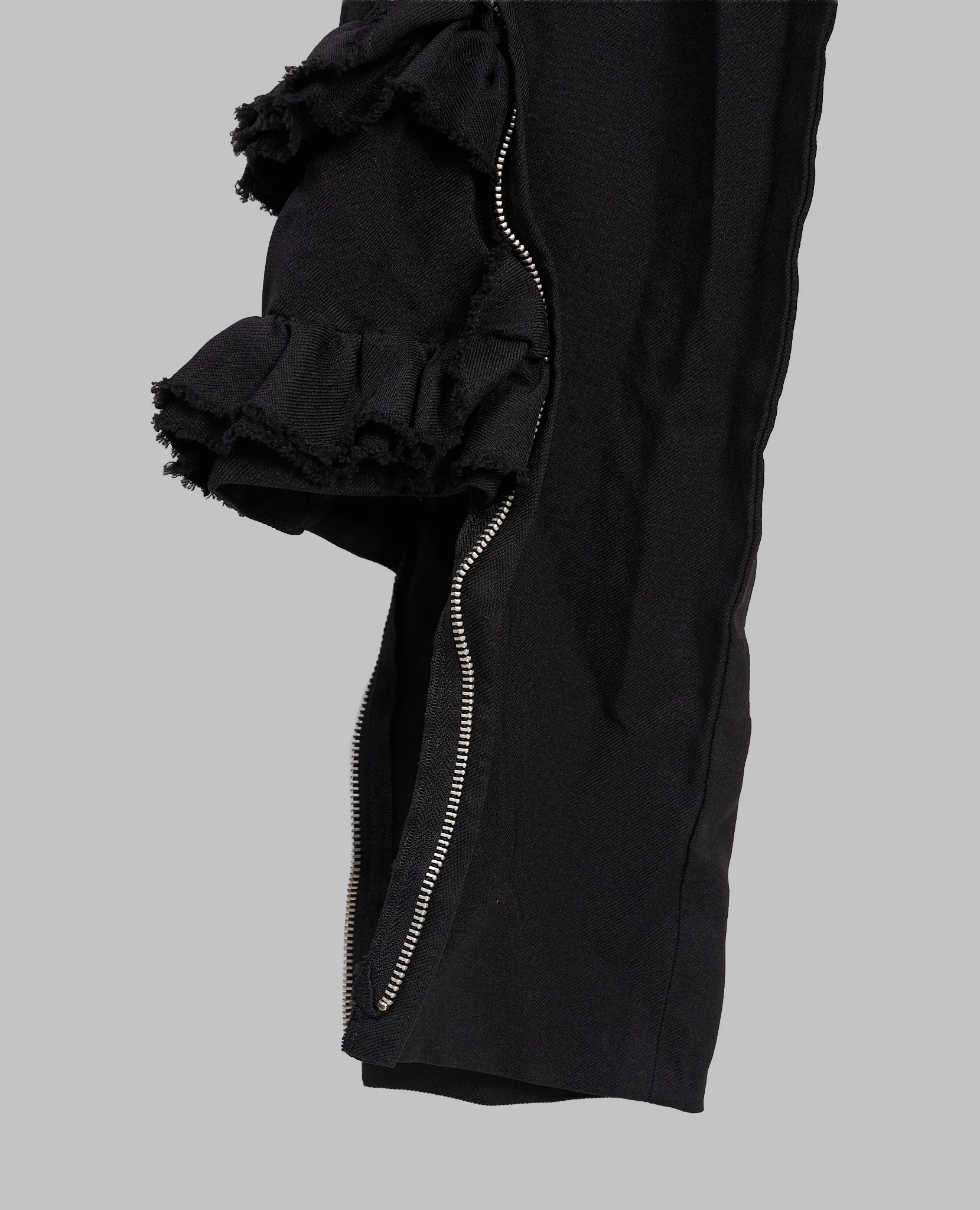 ZIP RUFFLE TROUSERS - Image 6